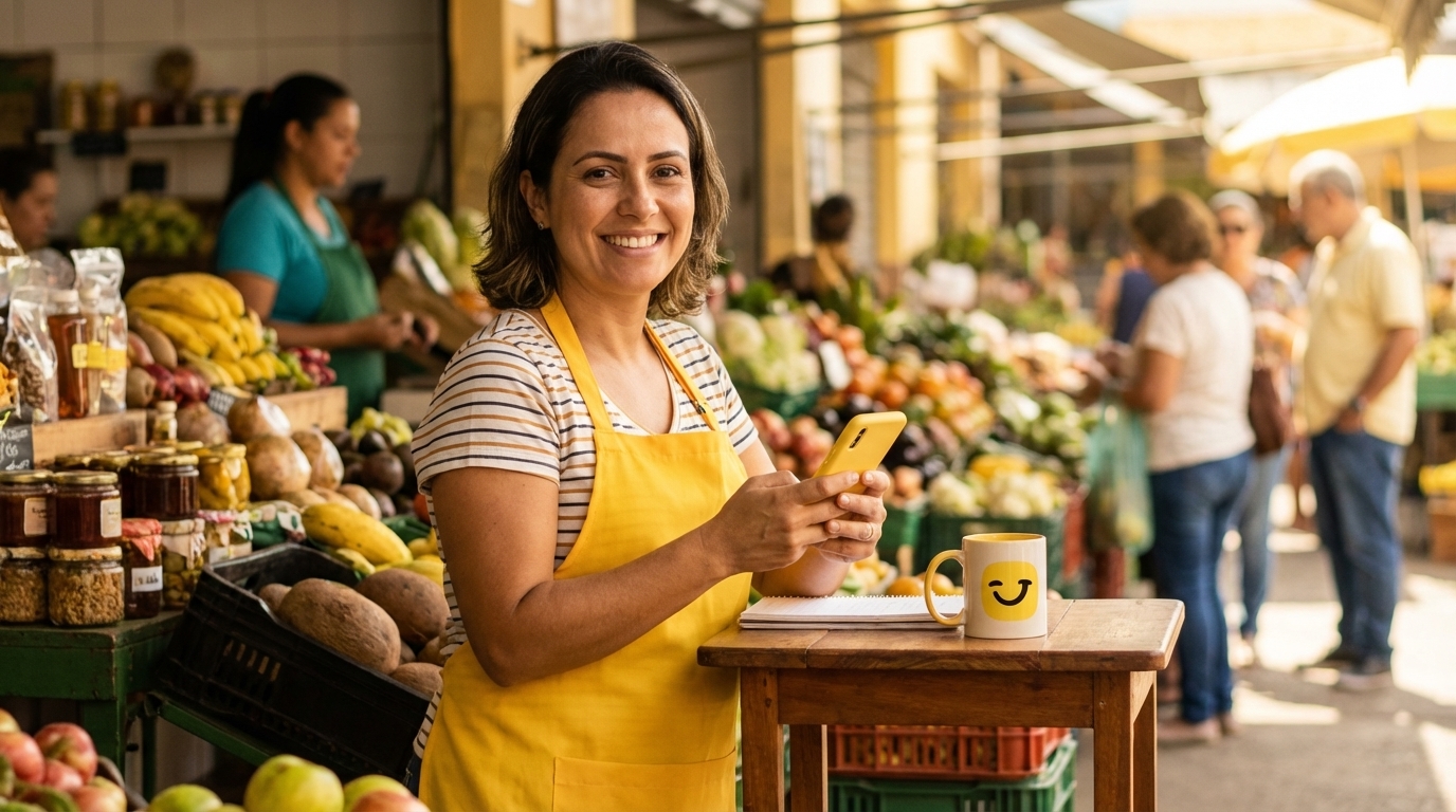 Banco para pequenos empreendedores via WhatsApp