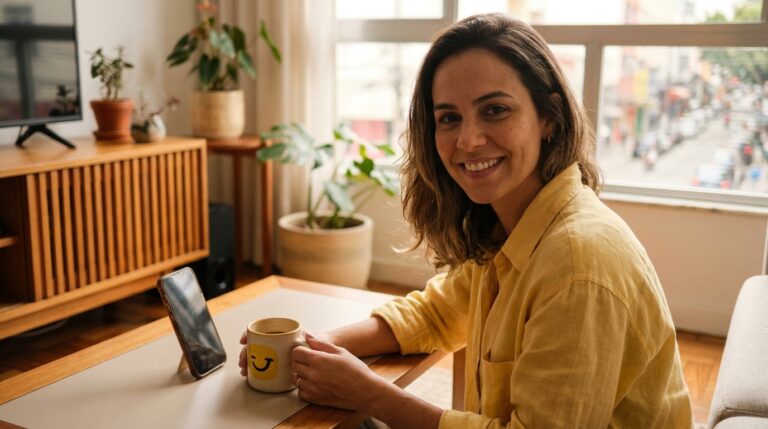 Banco digital no WhatsApp com rendimento automático diário