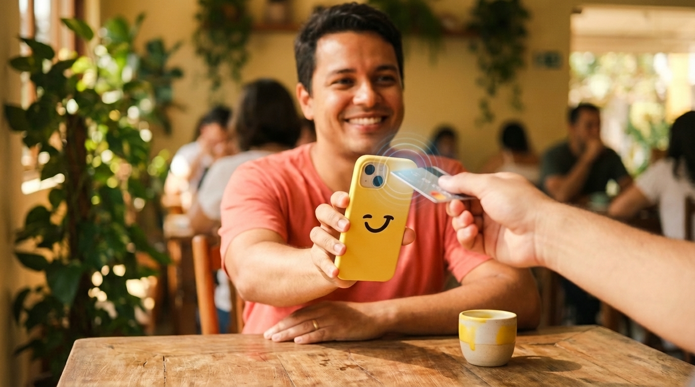 Tap on phone pessoa física: transforme celular em maquininha