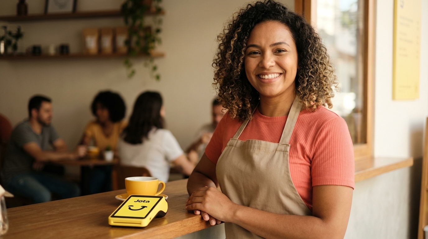 Maquininha com assistente de voz para pequenos negócios