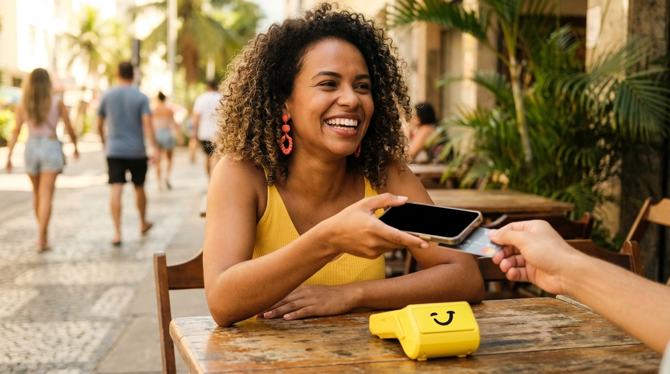 Maquininha de cartão no celular sem custo mensal