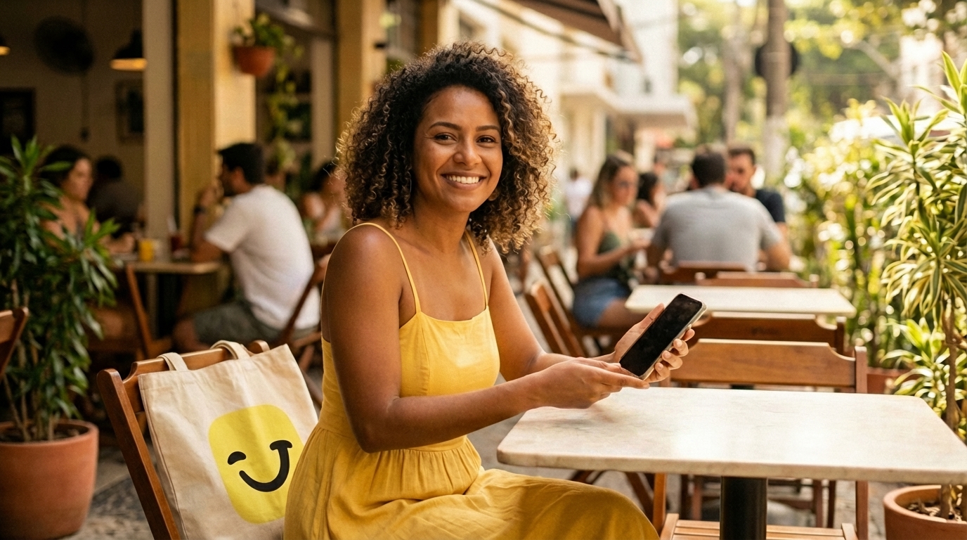 Modo para vendedores em maquininha de celular com o Fala Tap