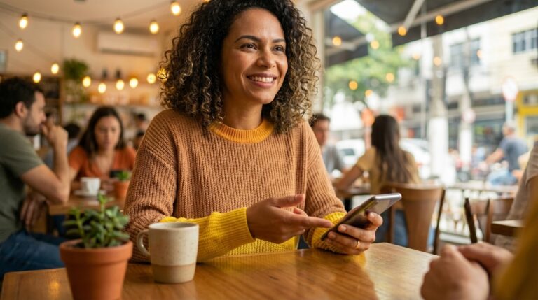 Maquininha por voz com venda parcelada: Fala Tap da Jota