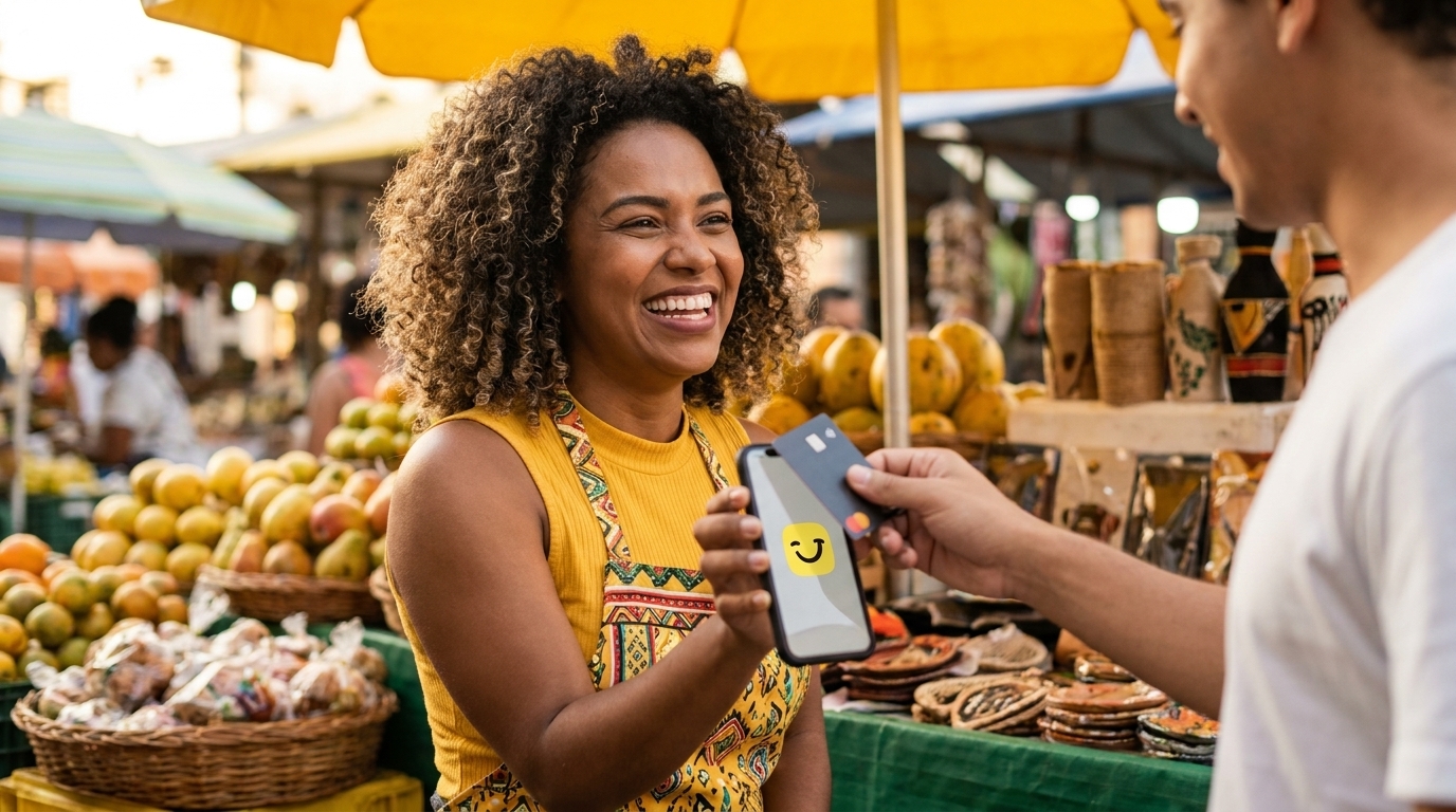 Maquininha sem aluguel para autônomo: taxa a partir de 0,73%