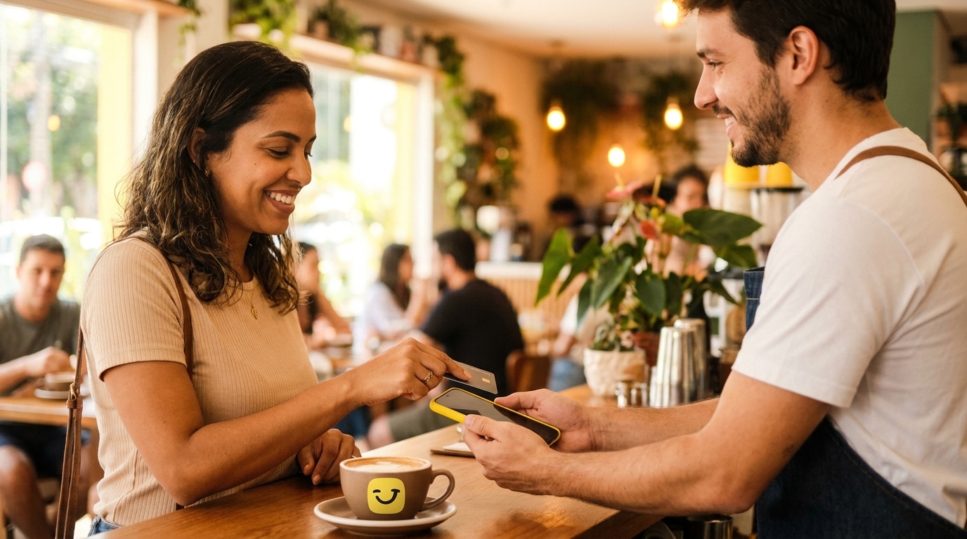 Maquininha virtual sem aluguel: Tap on Phone gratuito