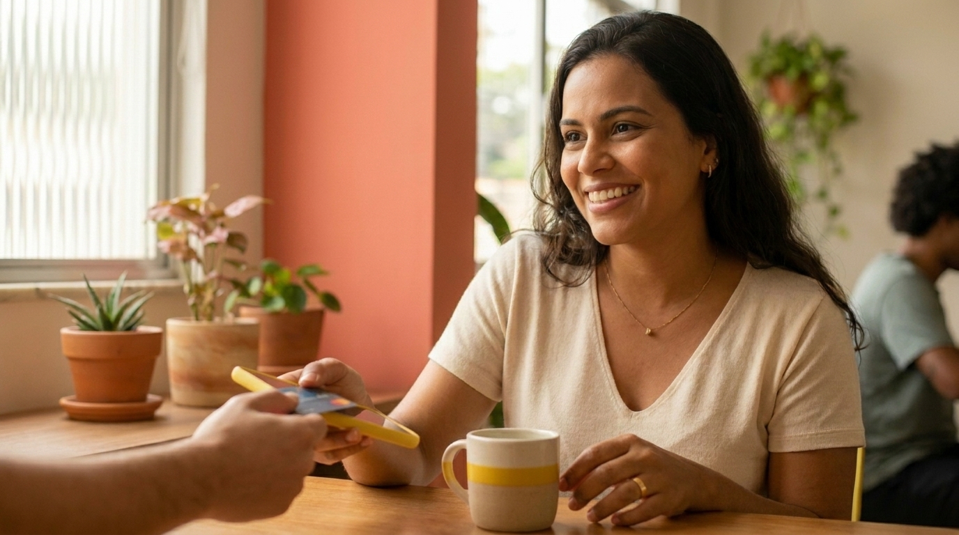 Funcionalidades de maquininha por voz no celular