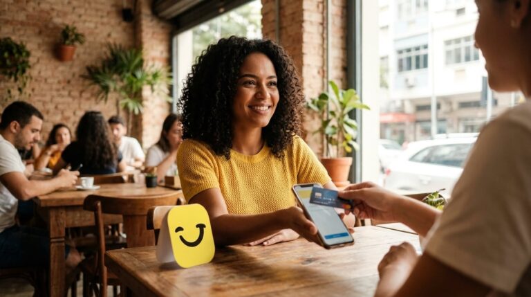POS virtual com Open Finance: celular que vira maquininha
